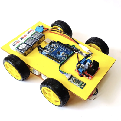 Voice Controlled Robot using Arduino & Bluetooth